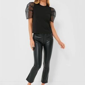 Hyacinth House shirt with organza sleeves. NWT. Adorable!